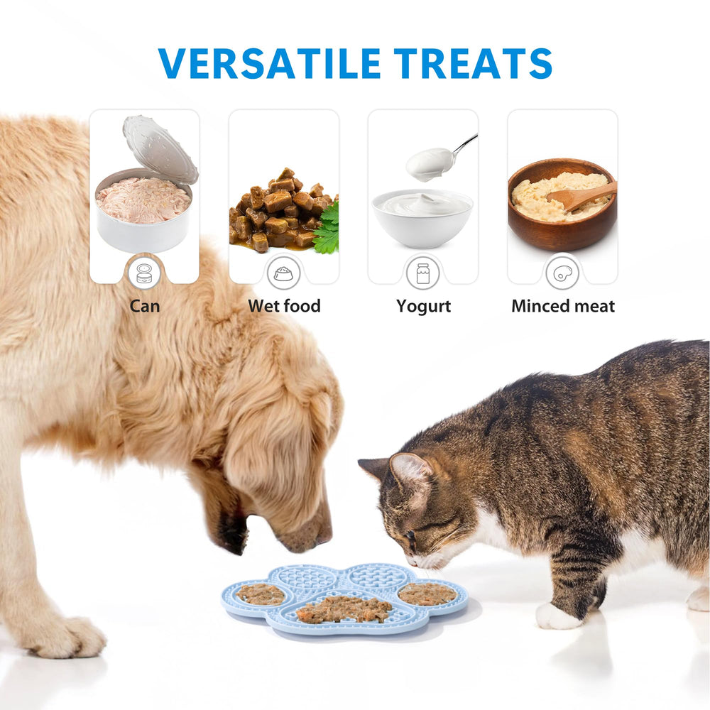 Li&Zhao tapis-lecheur avec ventouse: fixation stable sur carrelage et verre.