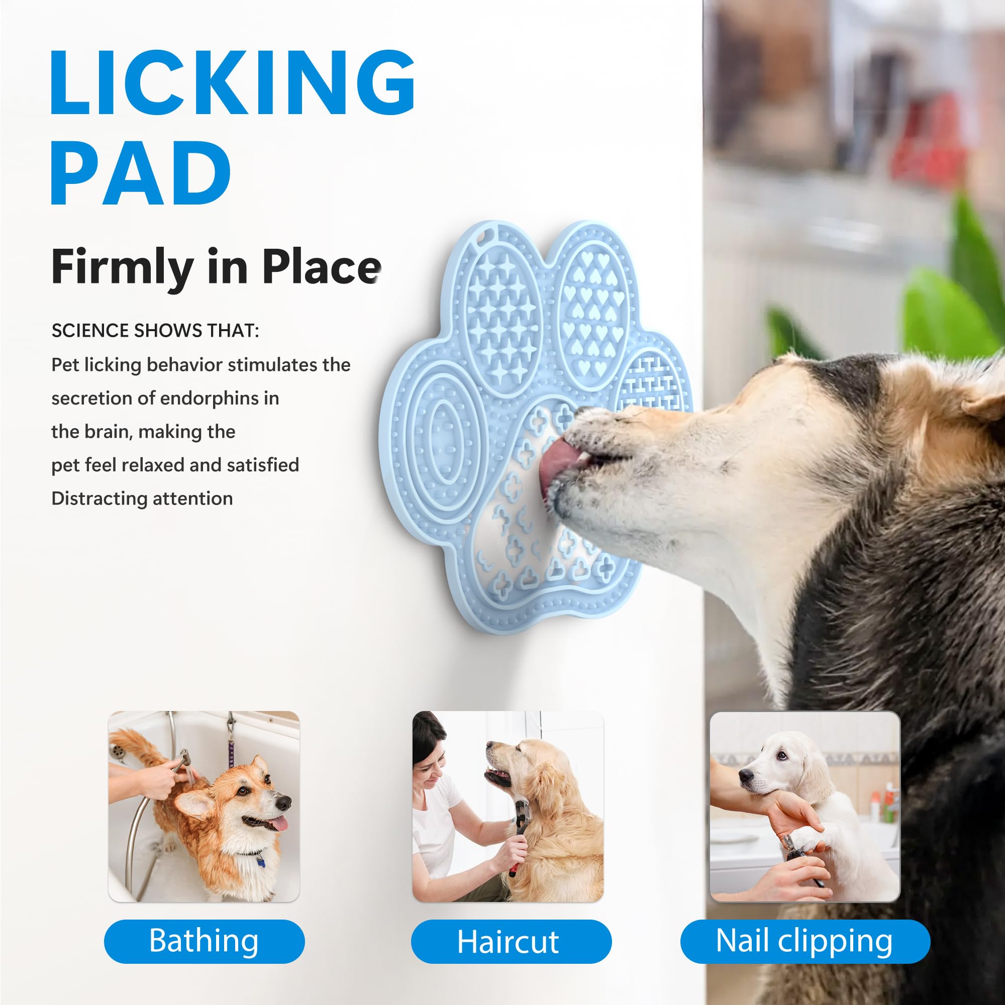 Li&Zhao tapis-lecheur pour chats, distraction naturelle et entretien facile.