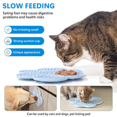 Li&Zhao tapis-lecheur en silicone durable, douceur et sécurité.
