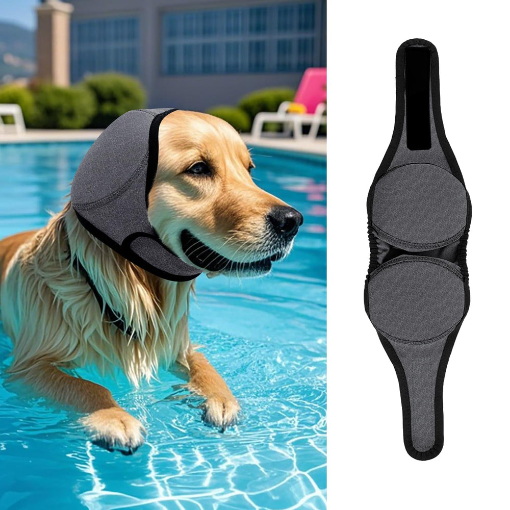 LIANZIMAU couvre-oreilles chien-bain: protège les oreilles des saletés pendant le bain.