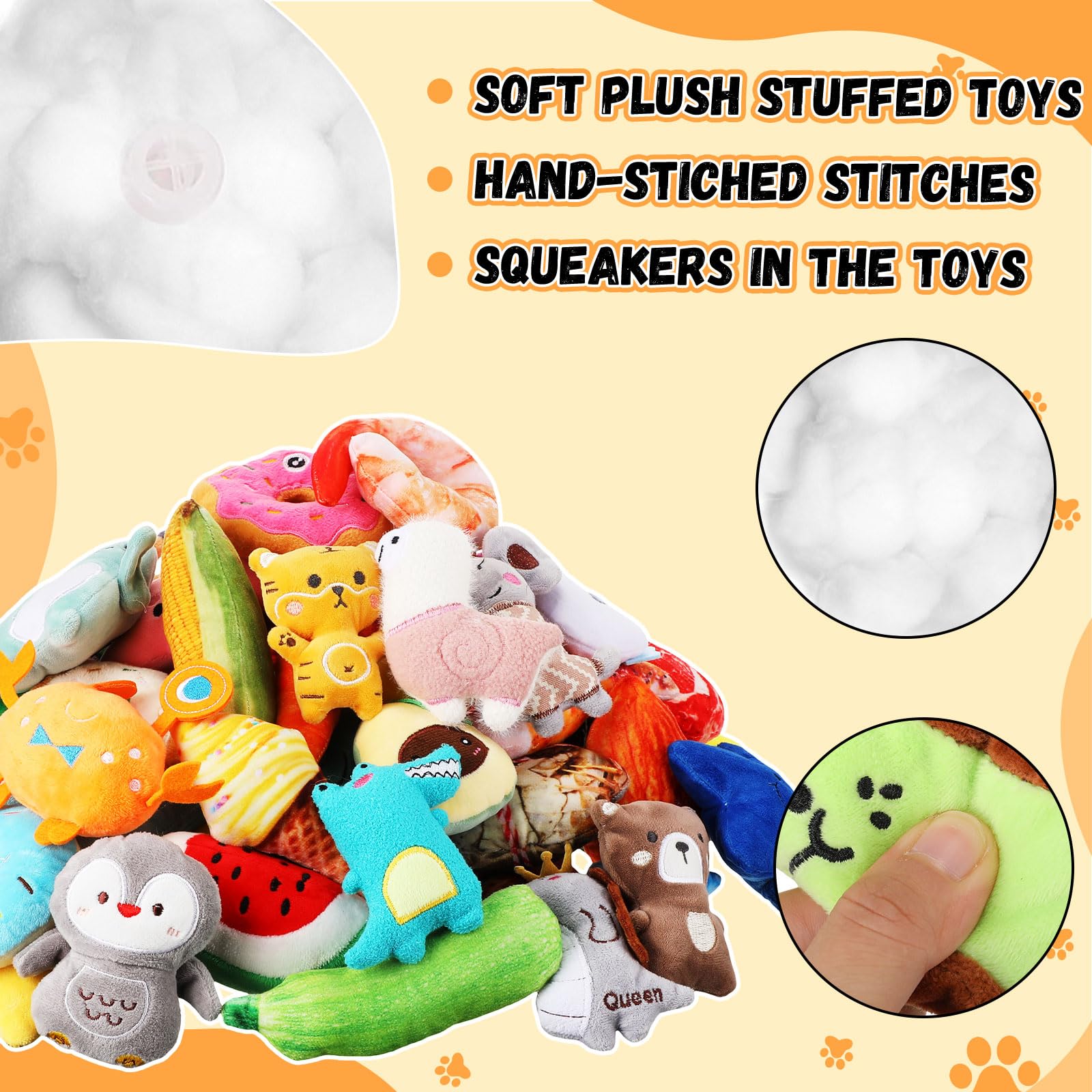 Jouet peluche avec sifflet Libima, parfait pour l'entraînement intérieur.
