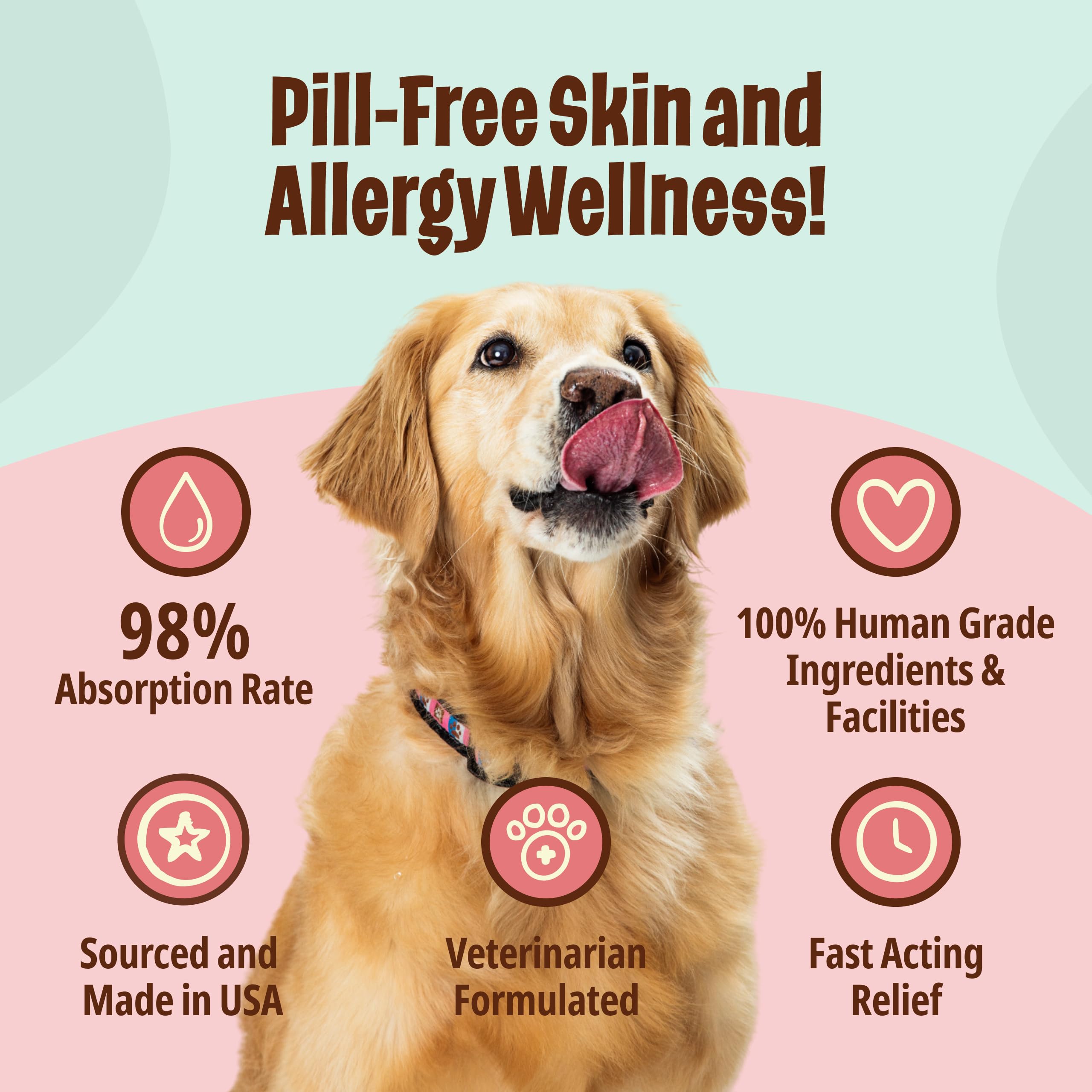 Licks Pill Free: allergie peau chien, complément oméga-3 en gel