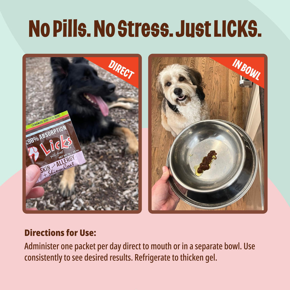 Licks Pill Free: soin pelage chien, hydratation interne
