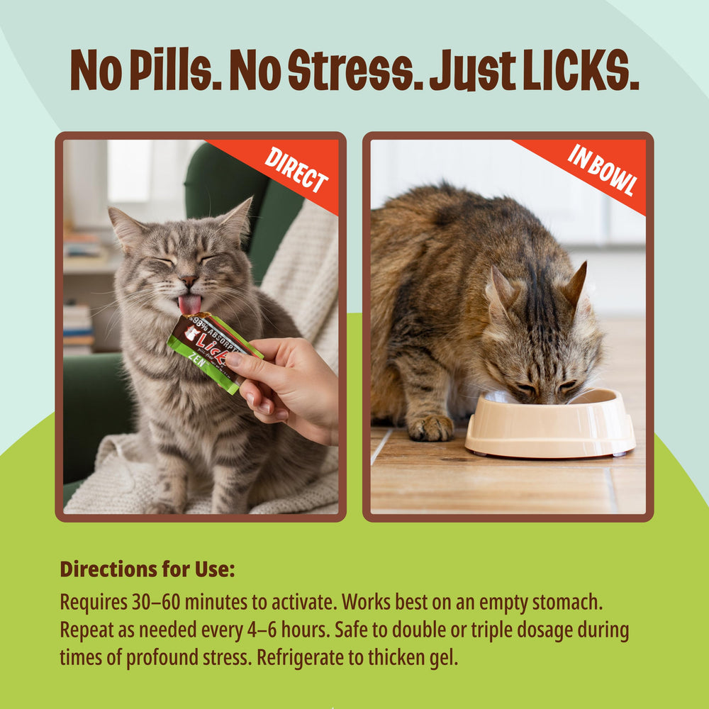 Licks Pill Free Zen Chat: douceur gourmande pour familiariser votre chat.
