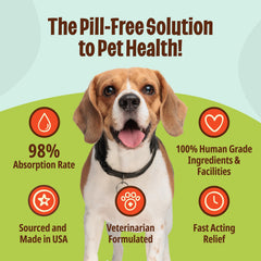 Licks Pill Free Zen Dog, gel facile à lécher, sans pilule