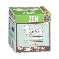 Licks Zen gel sachet pour petit chien, aide le calme.