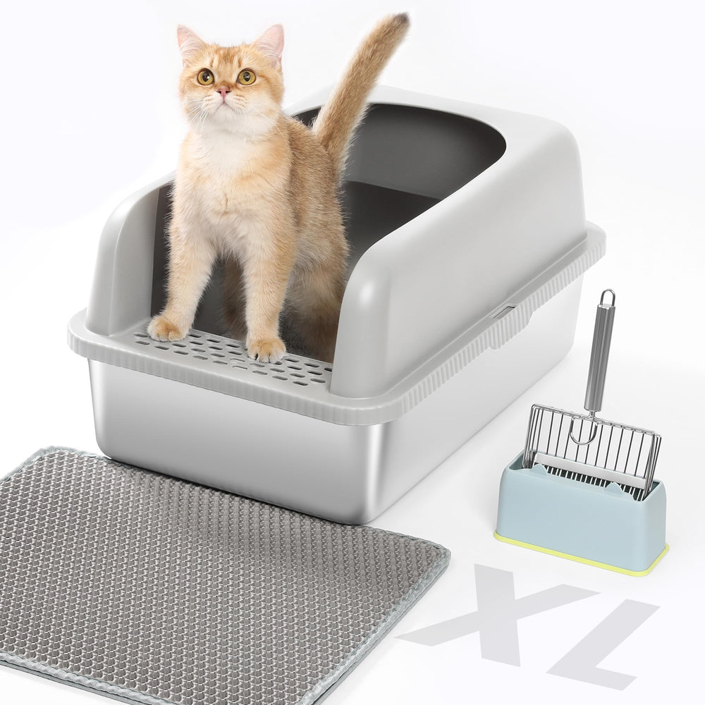 Bac Lietom inox XL pour grands chats, espace de mouvement.