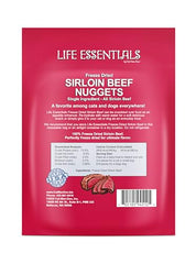 Life Essentials par Cat-Man-Doo - Tranches de boeuf sirloin lyophilisés, parfaites pour récompenser lors de l'entraînement.
