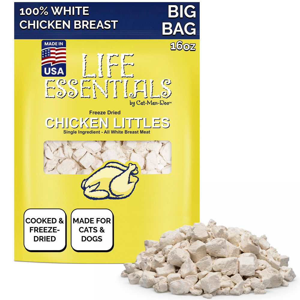 Life Essentials emballage poulet lyophilise, solution pratique pour stocker vos collations.
