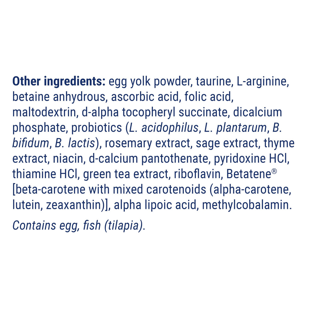 Life Extension Cat Mix – ingrédients clés arginine et taurine pour le bien-être