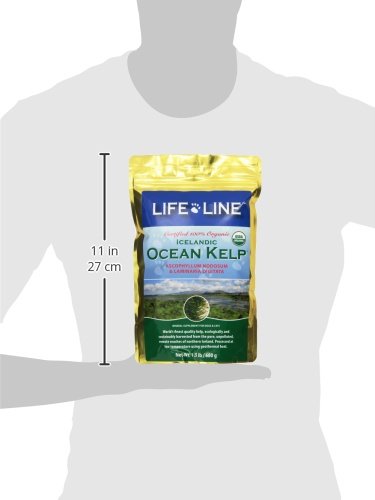 Life Line Organic Ocean Kelp étiquette certifiée USDA, produit sûr et durable