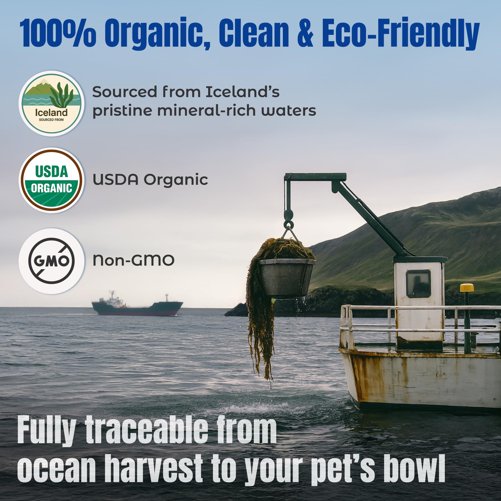 Life Line Organic Ocean Kelp, ajout dans les repas quotidiens des animaux