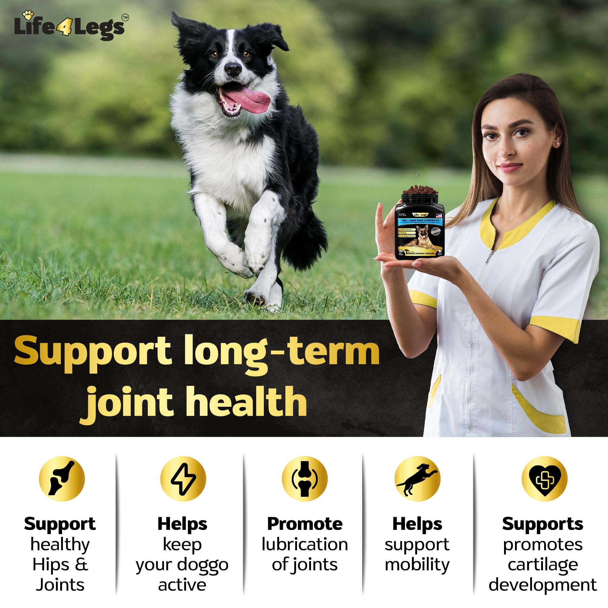 Life4Legs: membrane oeuf, ingrédient naturel pour articulations et cartilage.