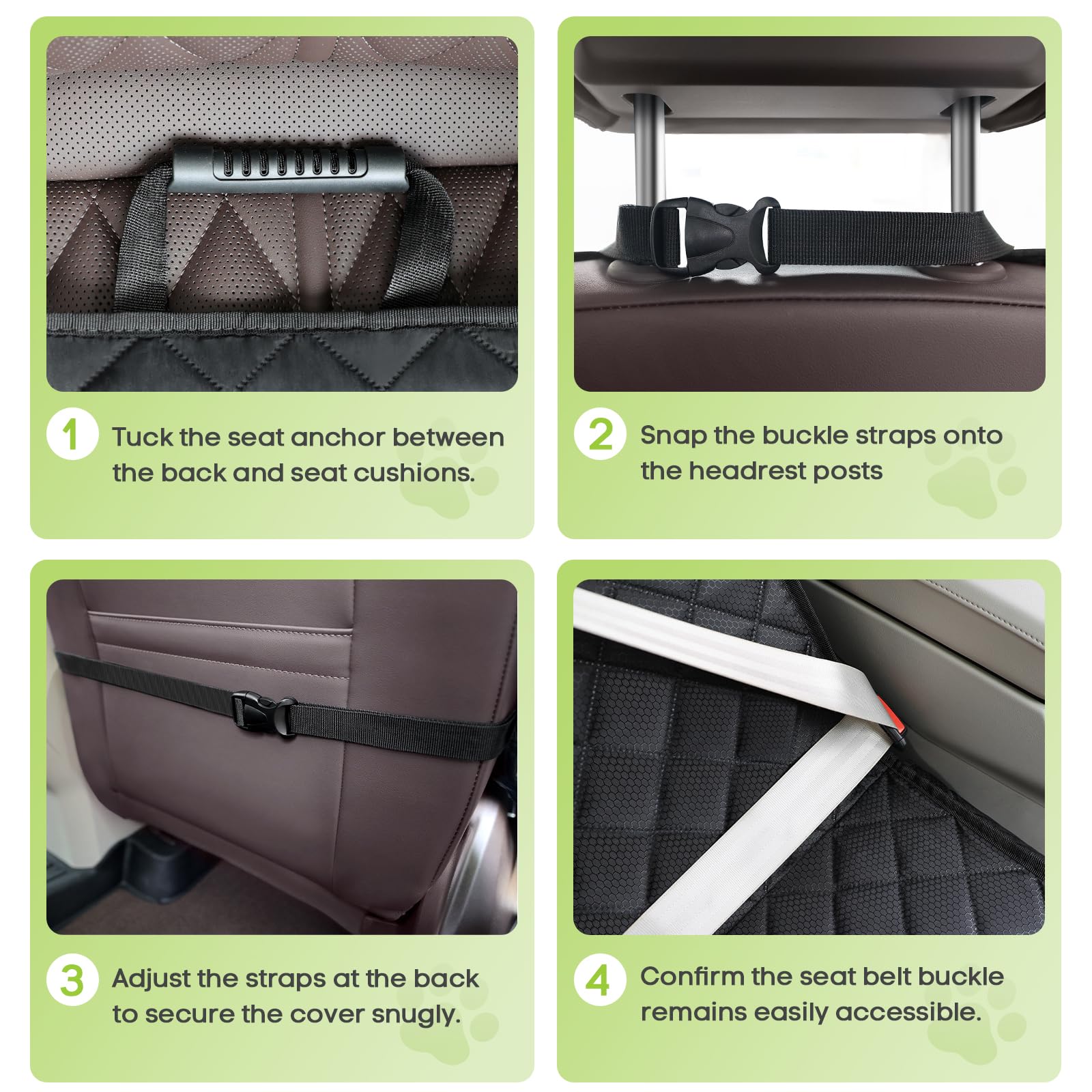 LIFTGO Adaptation universelle pour sièges avant, compatible voitures et VUS.