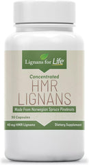 Lignans For Life : flacon gélules chien, soutien nutritionnel.