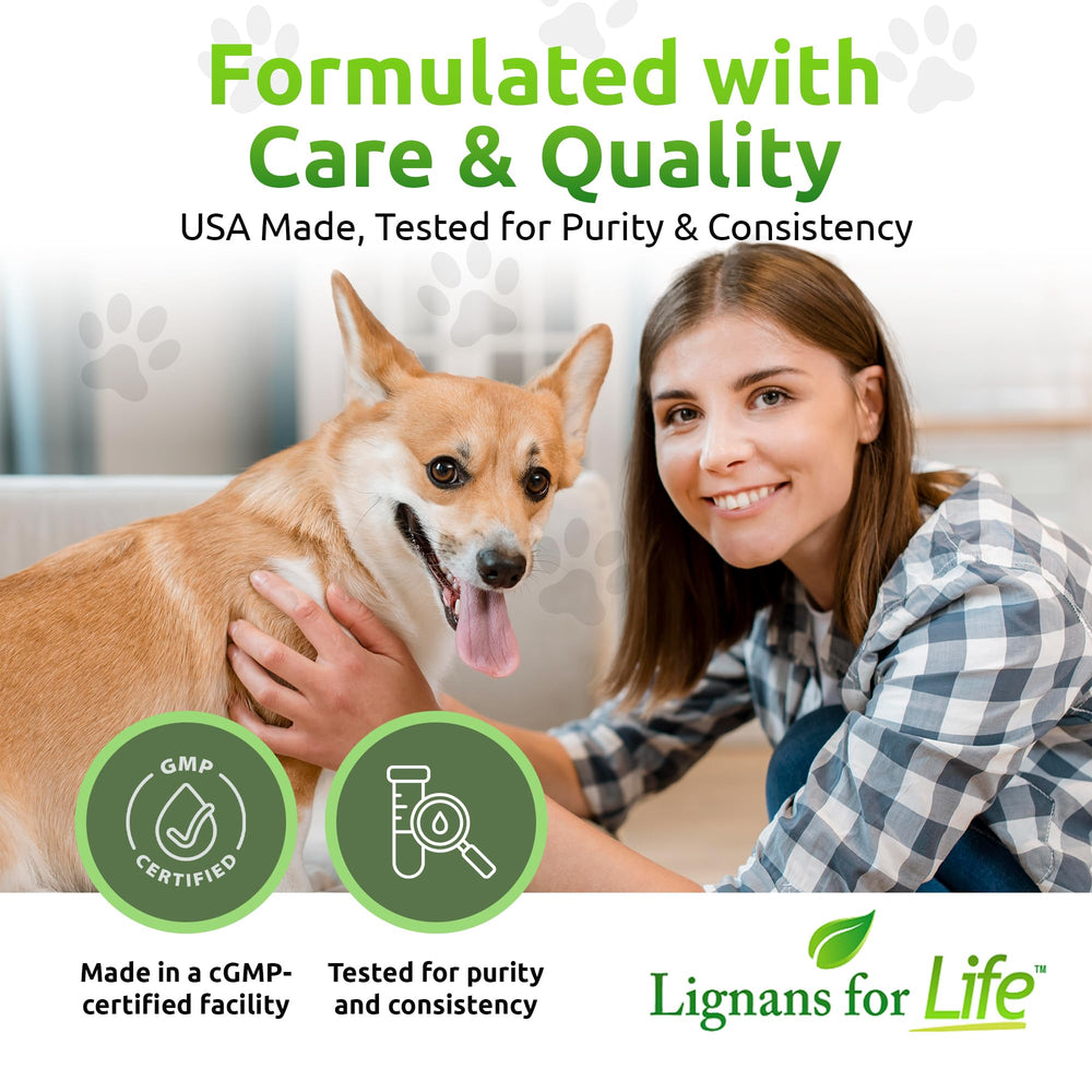 Lignans For Life : emballage en magasin pour une découverte facile.