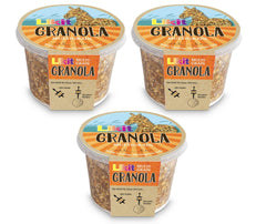 Likit Granola dans l’emballage triple prêt à l’emploi pour stimuler l’activité équine.