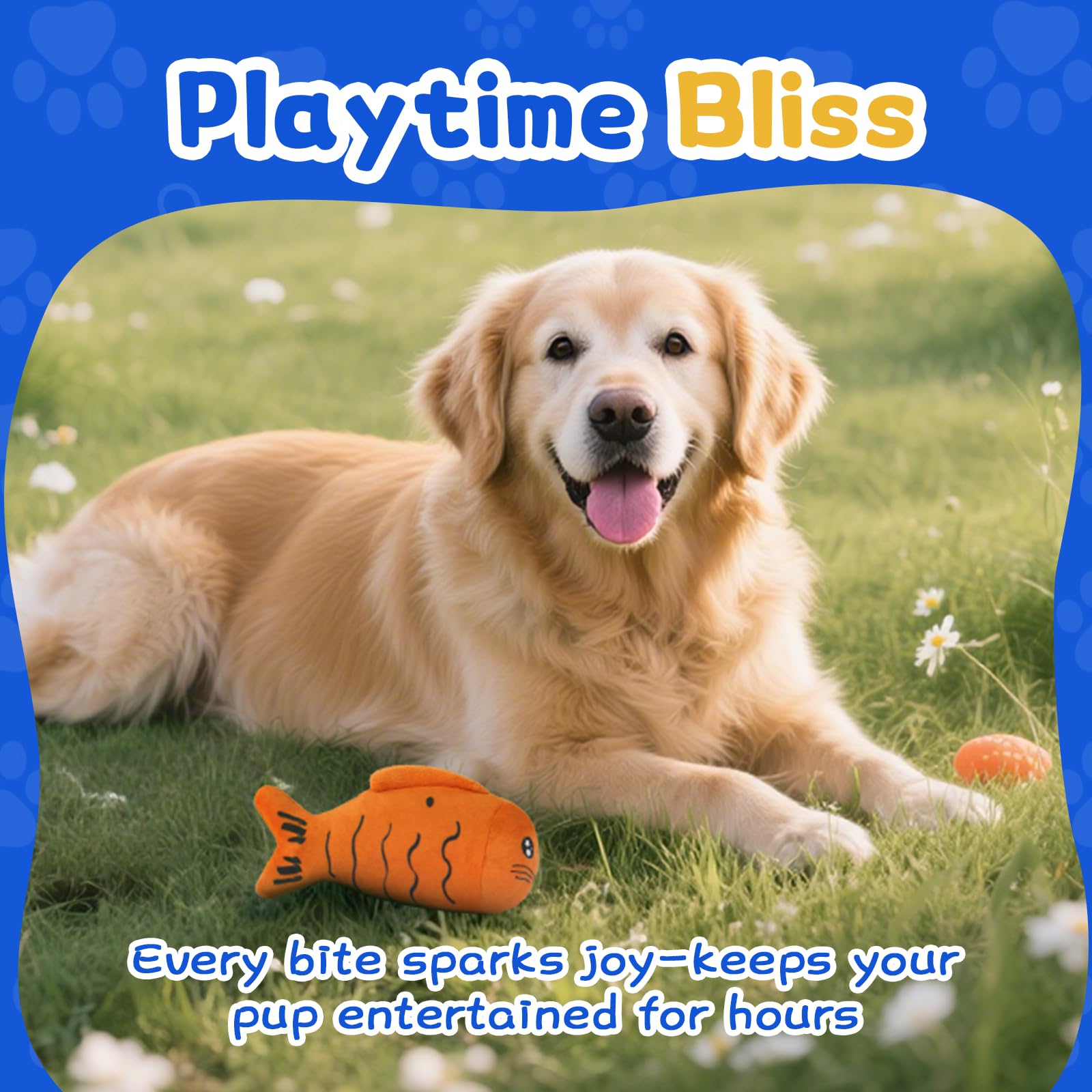 Rotation des jouets poisson lilfrd pour petits chiens et chiots.