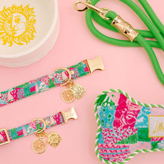 Lilly Pulitzer longe pour chien texture corde douce et prise en main confortable