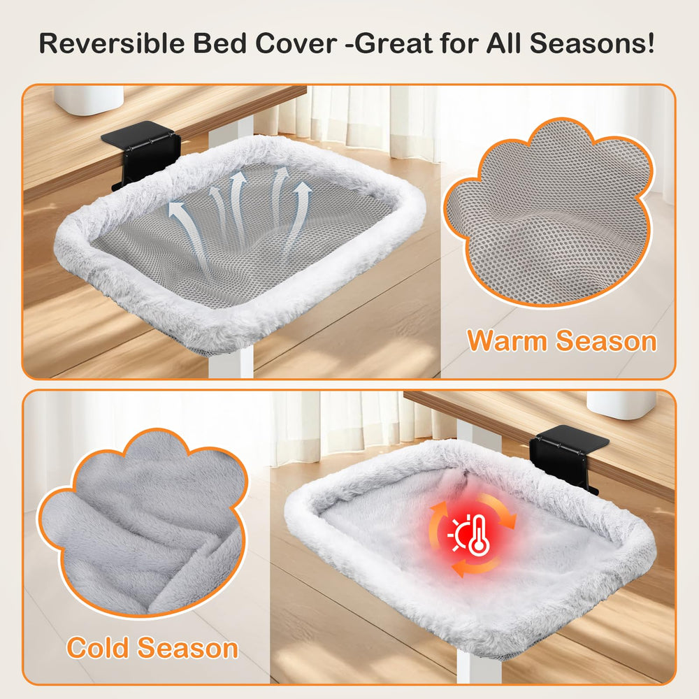 Lilyang Lit de Bureau pour Chat : housse lavable pour entretien simple.