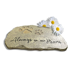 Pierre mémorial chat Lily's Home gravée, symbole durable pour intérieur ou terrasse.