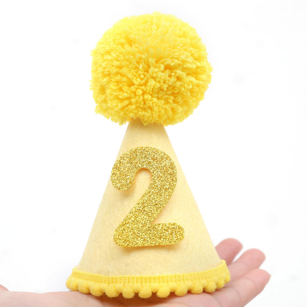 LINGANA chapeau anniversaire réutilisable, pour plusieurs occasions.