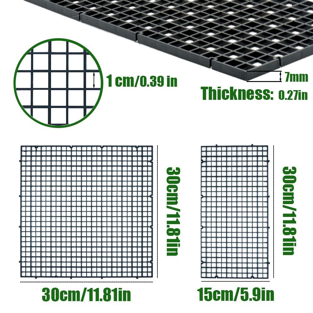 LINLAN diviseur d'aquarium 30x30 cm, coupe facile, ajustable pour personnaliser votre bac.