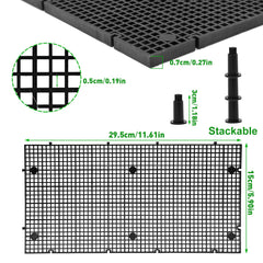 LINLAN diviseur-filtration pour aquarium bas, optimise le flux d'eau.