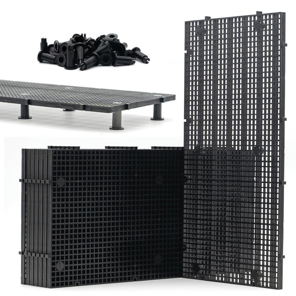 LINLAN grille d'aquarium haute densité, ensemble, pour aménagements flexibles.