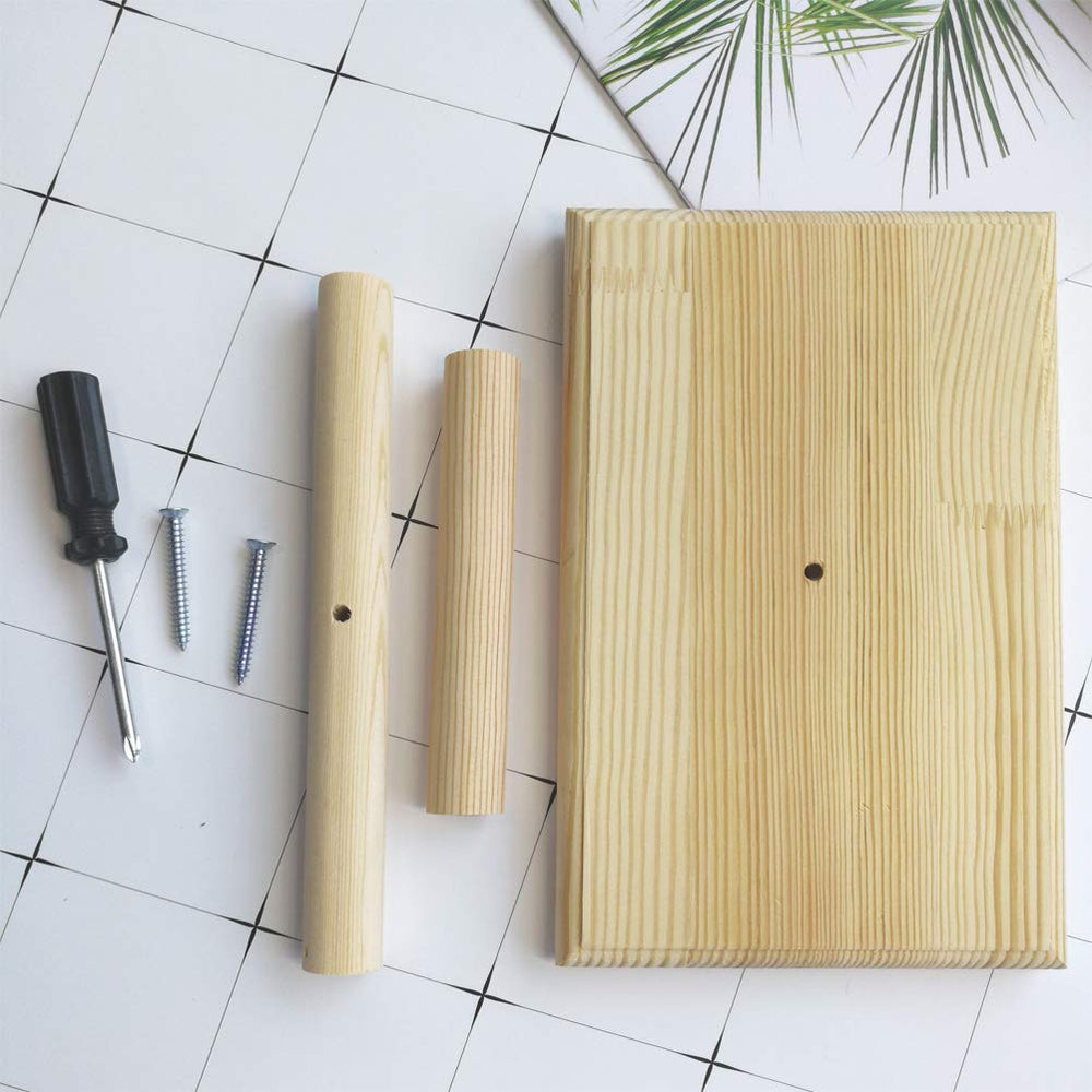 Accessoires fournis: tournevis et vis pour assembler rapidement.