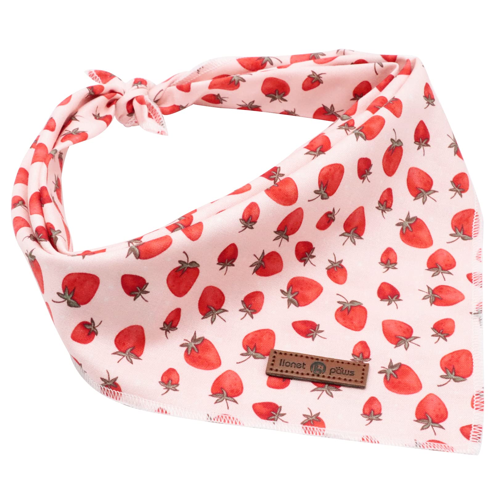 Bandana Lionet Paws durable, couleur rose résistante.