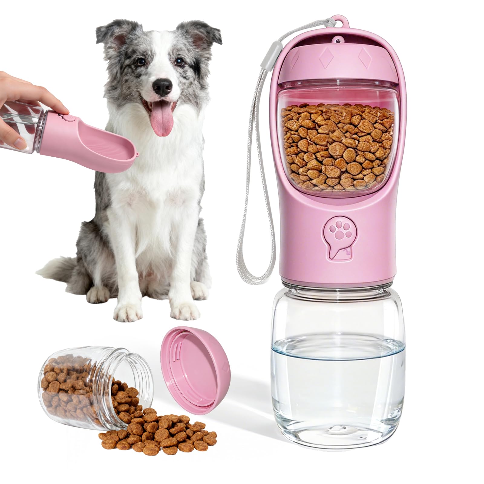 Bouteille Lip hier pour chien portable offrant une hydratation pratique en promenade.