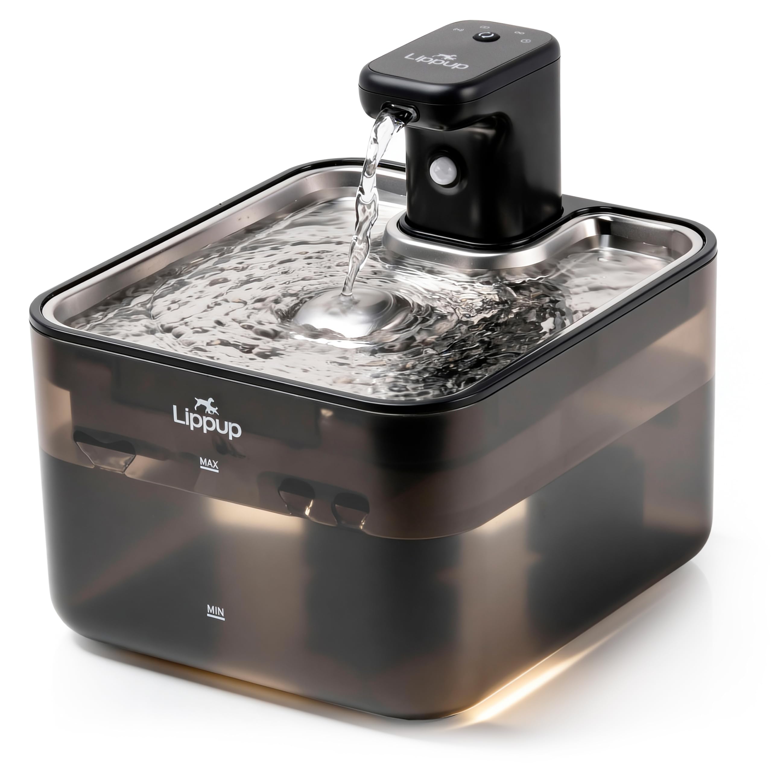 Fontaine LIPPUP sans-fil pour chat offrant hydratation pratique