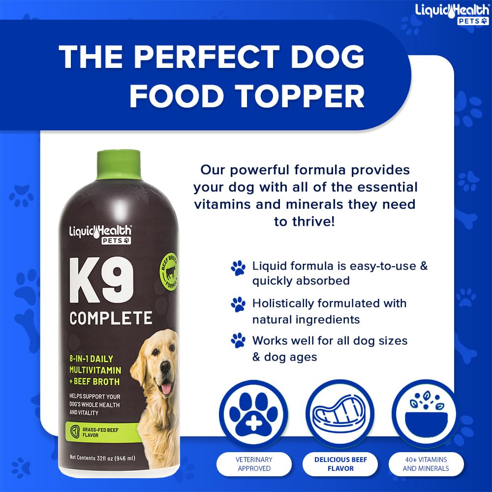 LiquidHealth K9 Complete : doseur précis pour administrer facilement la dose.