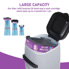 Cartouche Lisyee pour Cat Genie XL Plus, remplacement simple et propre