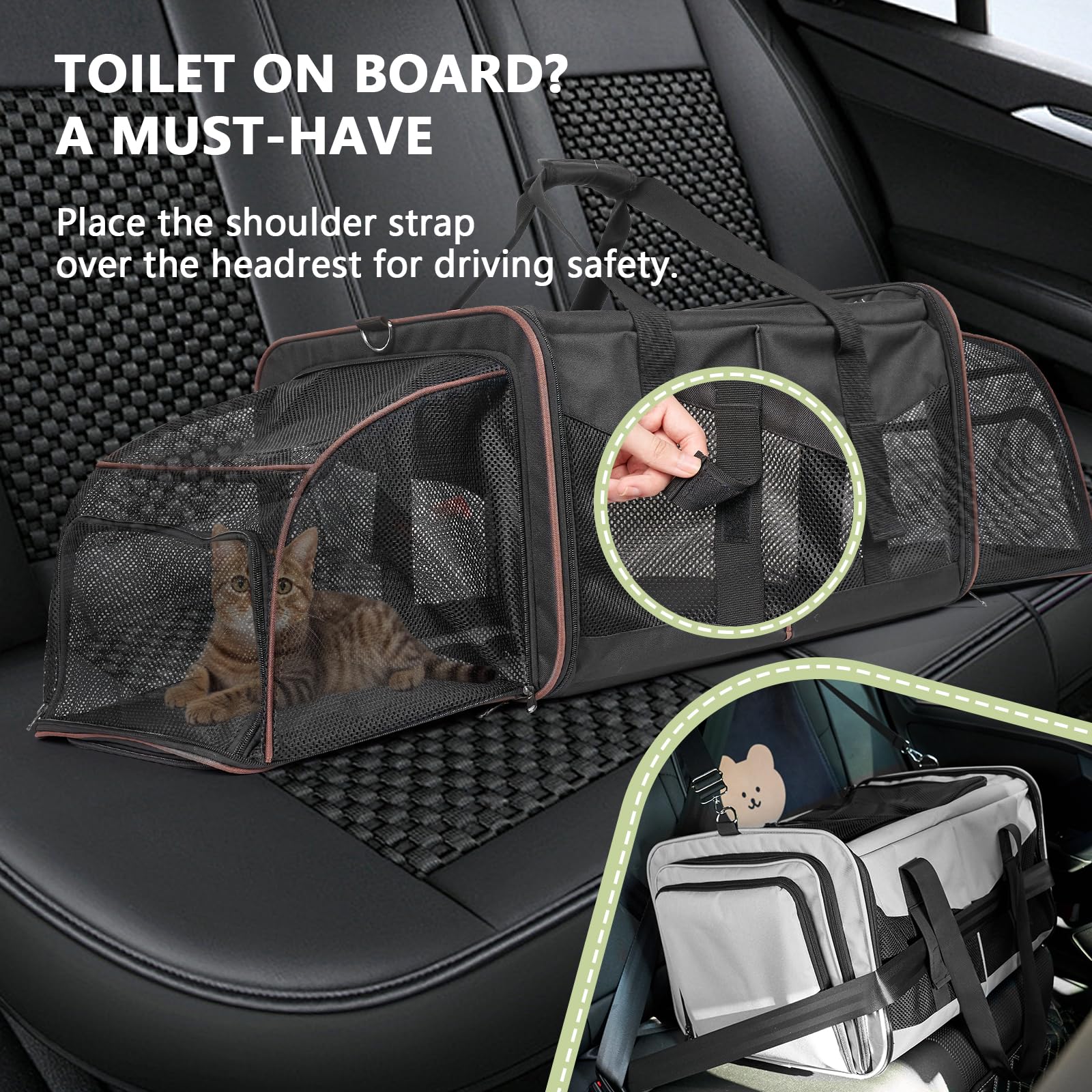 LitaiL fermetures zipp anti-escape pour éviter les échappées.