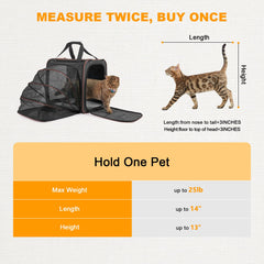 LitaiL porte-chat trois-entrees, meilleure flexibilité lors des déplacements.