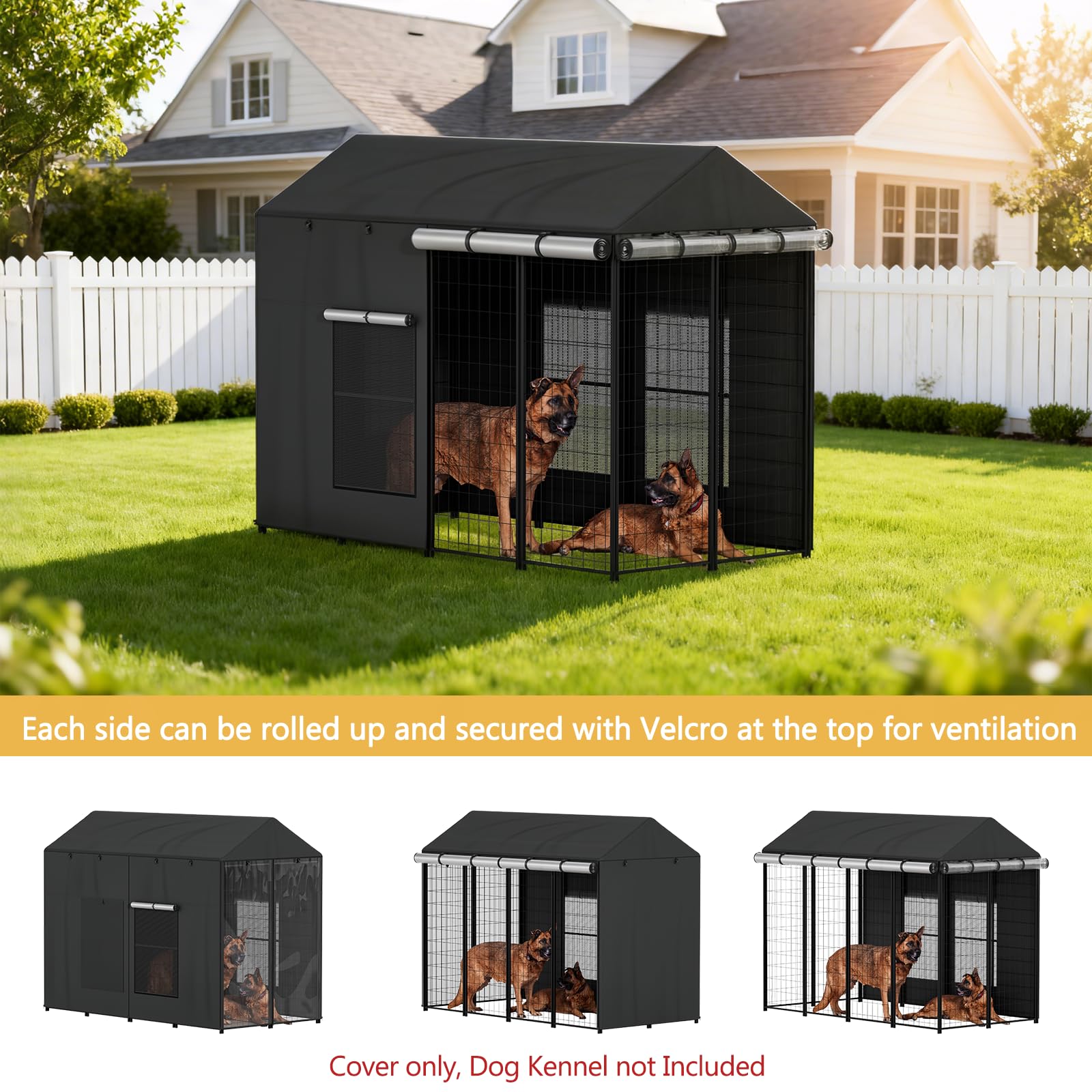 LitaiL ventilation réglable avec panneaux roulables pour rester frais