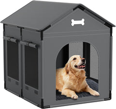 LitaiL maison intérieur chien, cadre PVC 19 mm pour une stabilité durable.