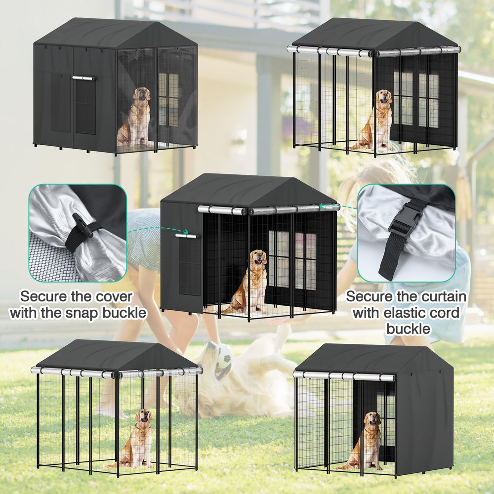 LitaiL couverture chenil - mailles latérales : ventilation suffisante et confort