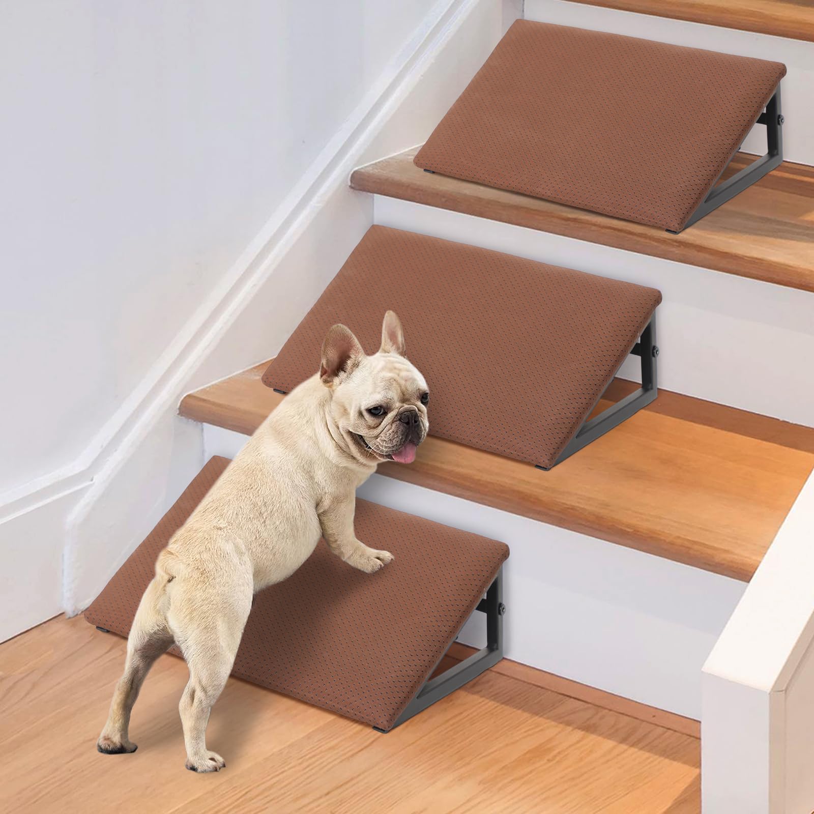 LitaiL rampes chien, base antidérapante pour plus de stabilité sur les marches.