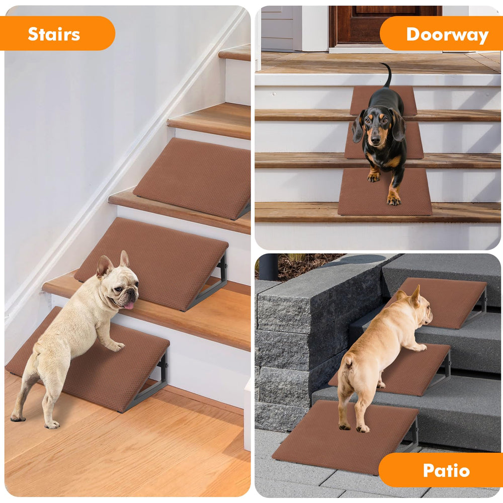 LitaiL rampes chien, design marron discret s'intégrant à votre intérieur.