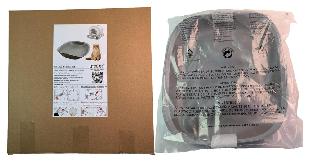 litekipet-tapis-bac-litiere-silicone-usage-quotidien durable et facile à entretenir.