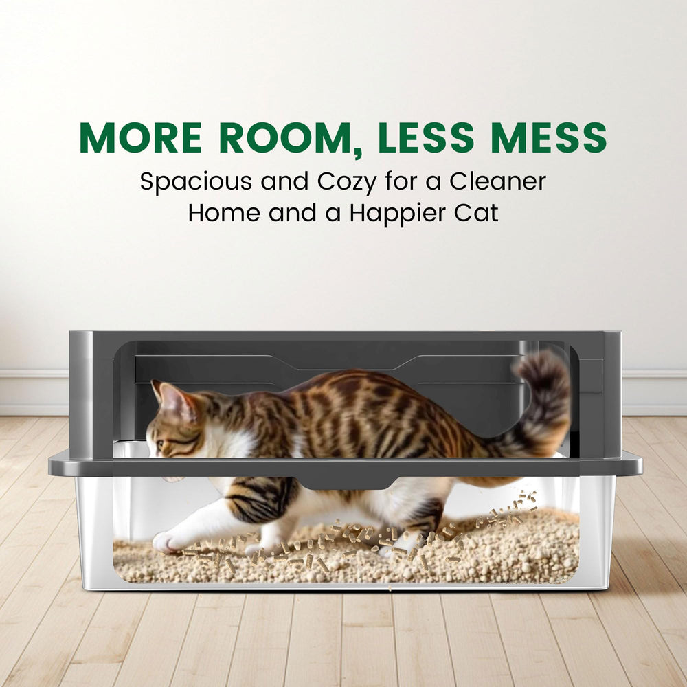 Ensemble de deux boîtes Lites XXXXL idéal pour plusieurs chats.