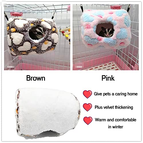 Litewoo crochets inox hamac petit animal café, fixation sûre.