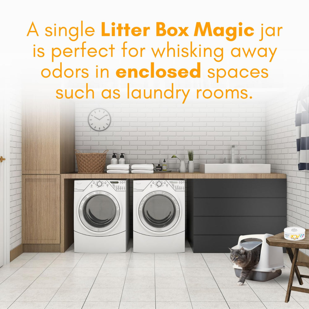 Litter Box Magic: parfum orange frais, ambiance plus agréable.