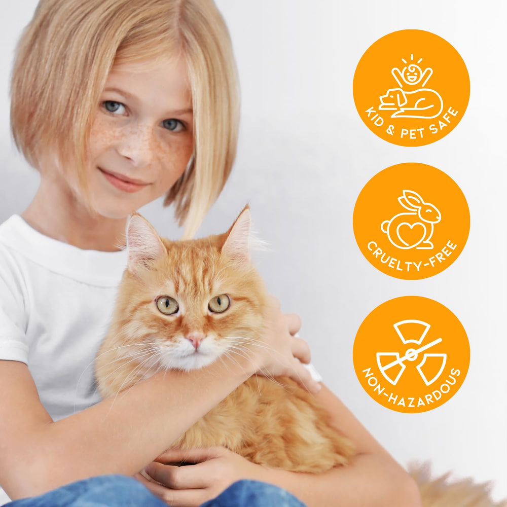 Litter Box Magic lot deux gel odorant litière orange, solution pratique pour deux chats.