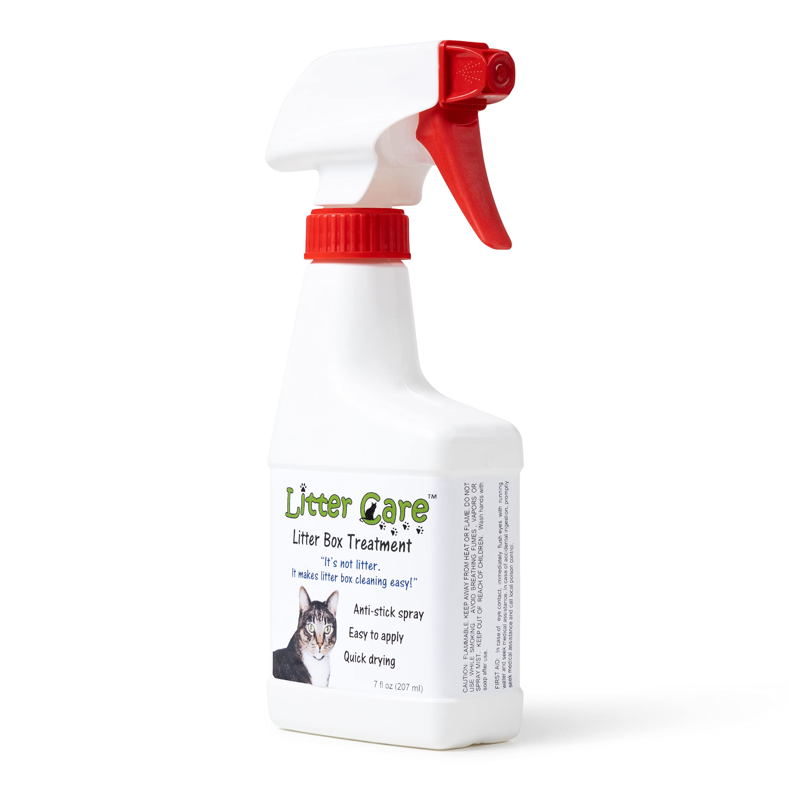 Vaporisateur Litter Care en action, application rapide et séchage en quelques minutes.