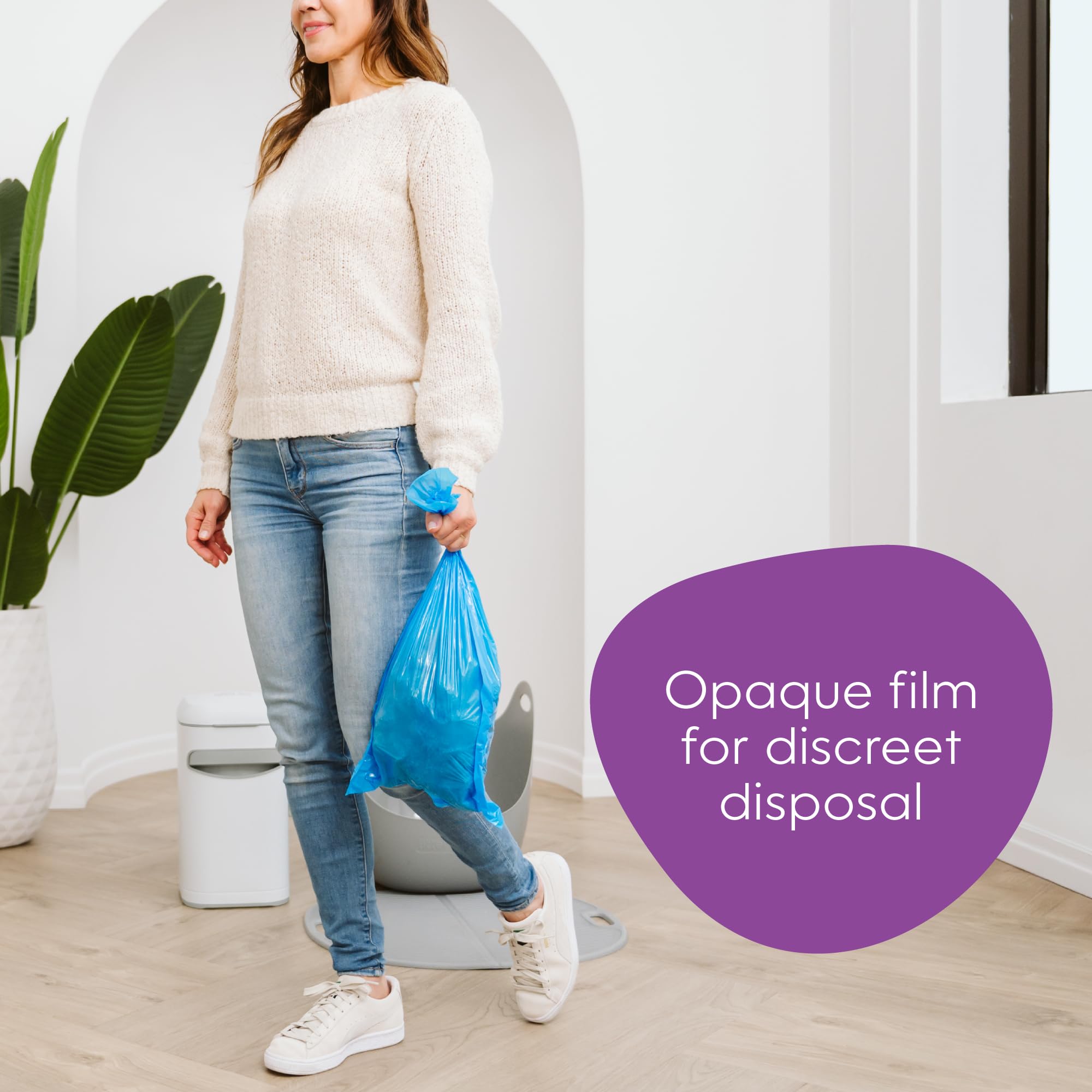 Fabriqué aux États‑Unis pour la recharge Litter Genie Easy Roll et le seau dédié.