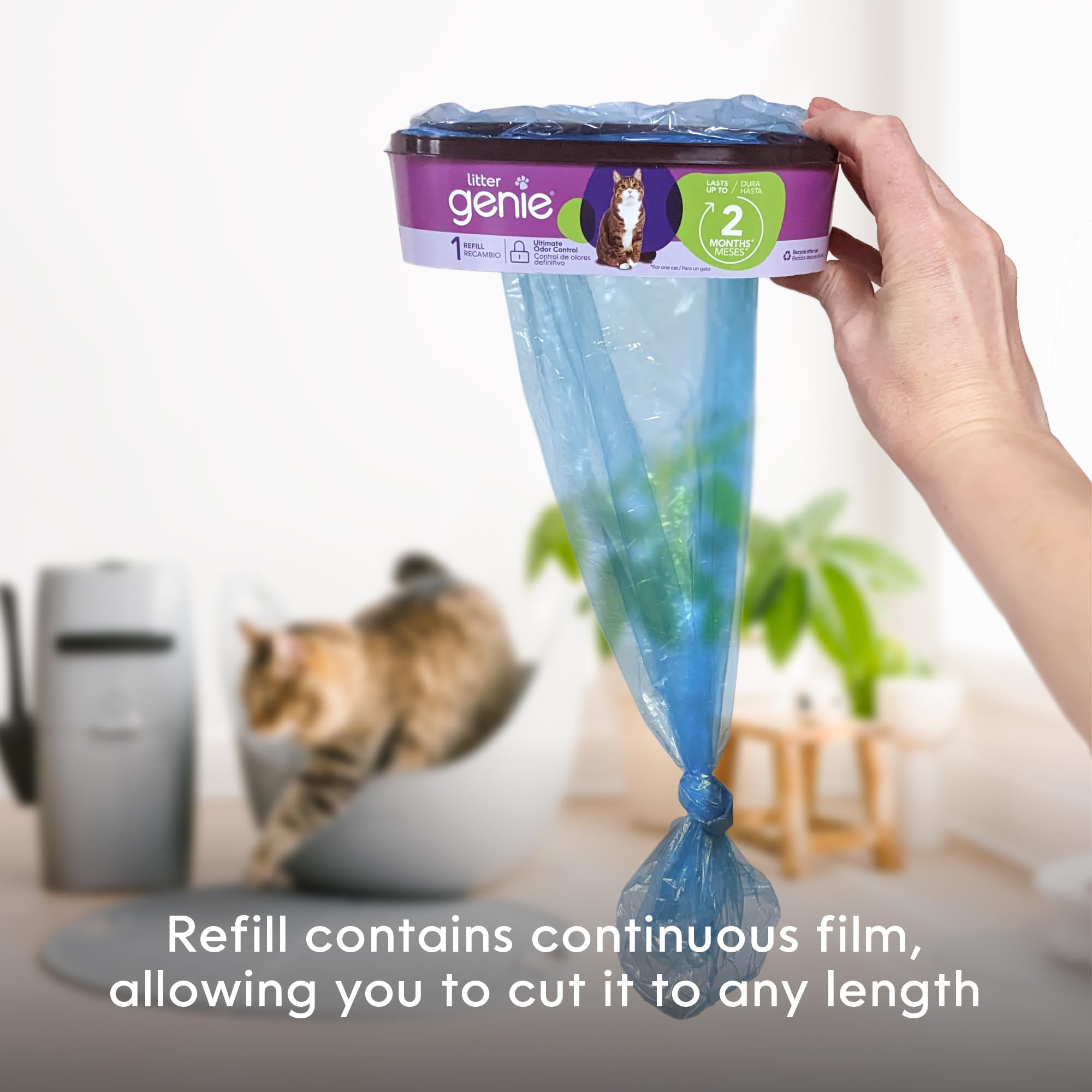 Litter Genie économies récharges pour un réapprovisionnement économique.